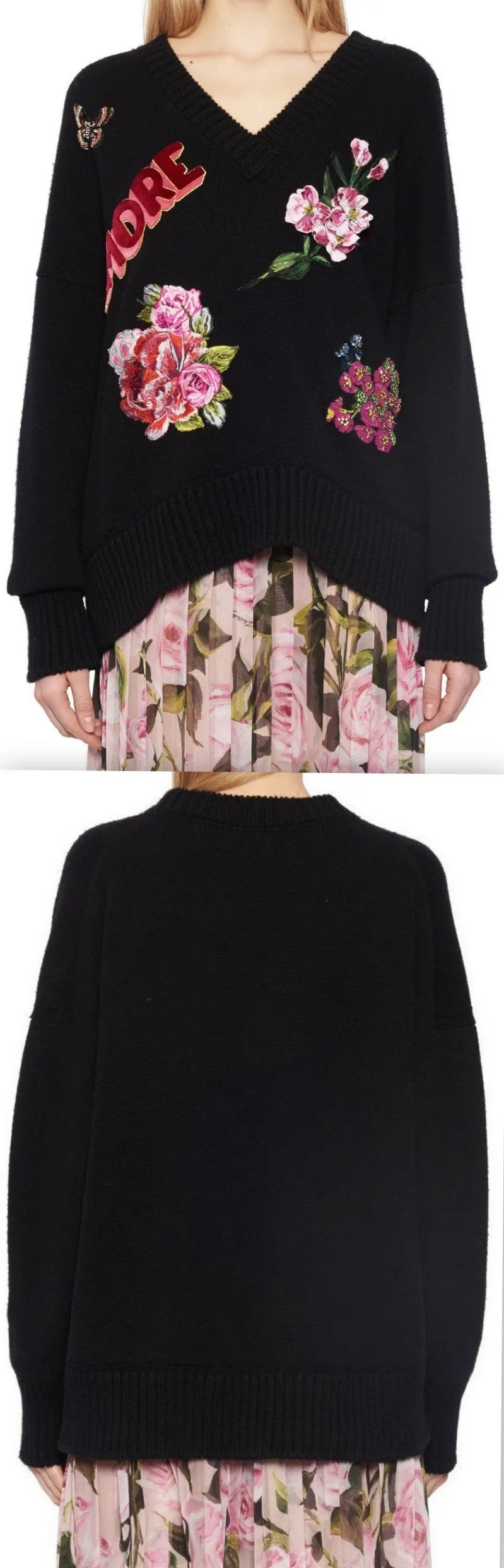 Amore Embroidered Sweater