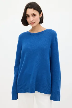 Blue Wool & Cashmere Sweater