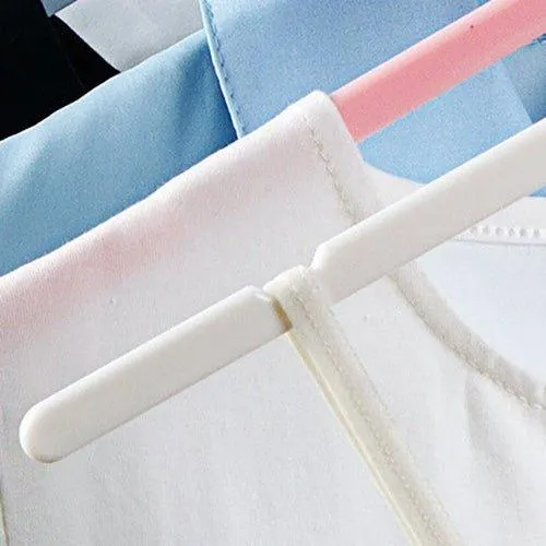 Candy color crutch travel folding hanger simple one-line hanger