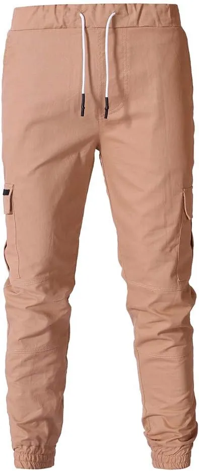 Cargo Pants for Men Big and Tall Baggy Pants with Zipper Pockets Man's Lightweight Hiking Ripstop Cargo Pants Regular