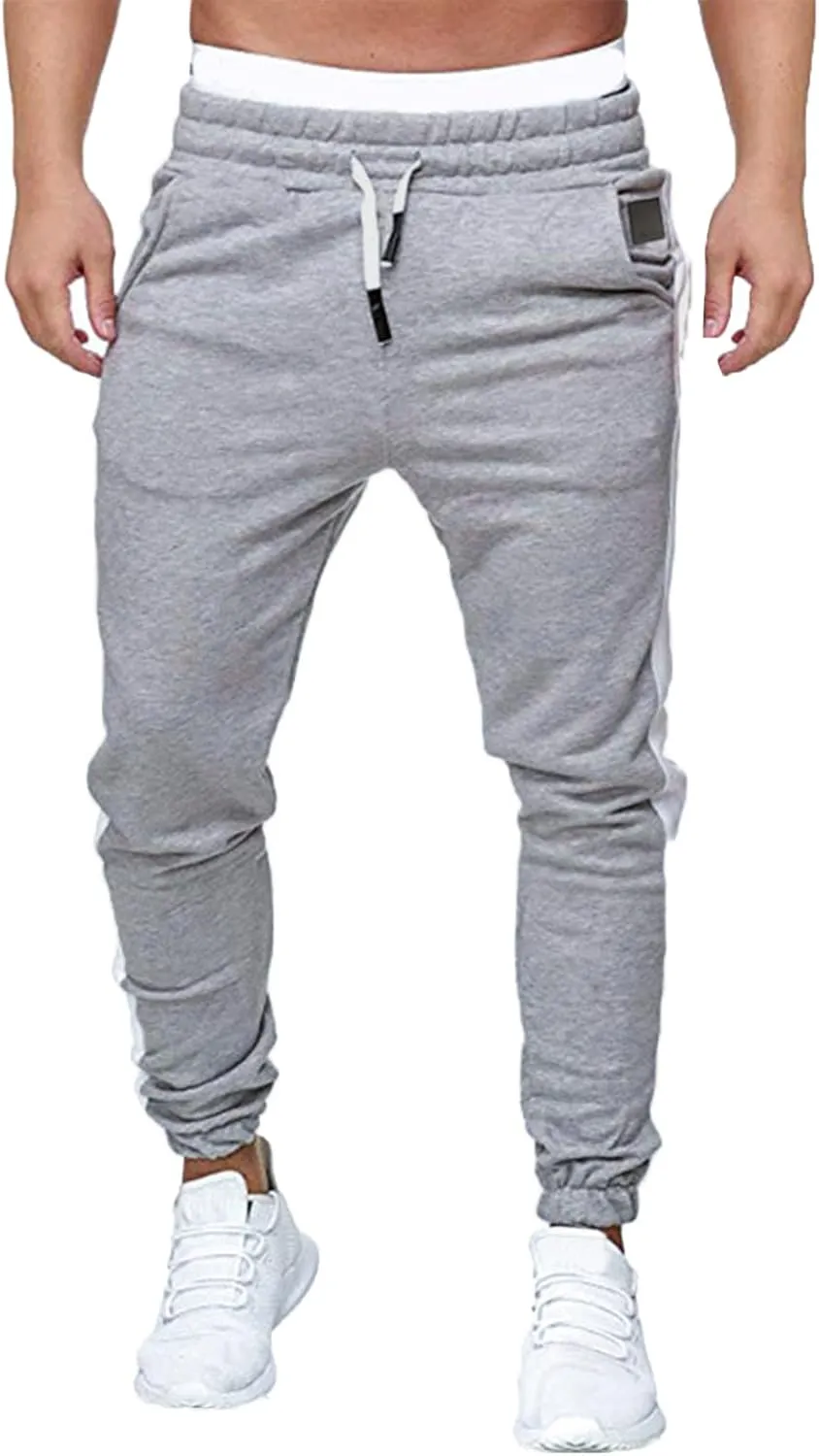 Cargo Pants for Men Big and Tall, Sport Pants Drawstring Sports Trousers Sweatpants for Men Men's Lightweight Jogger