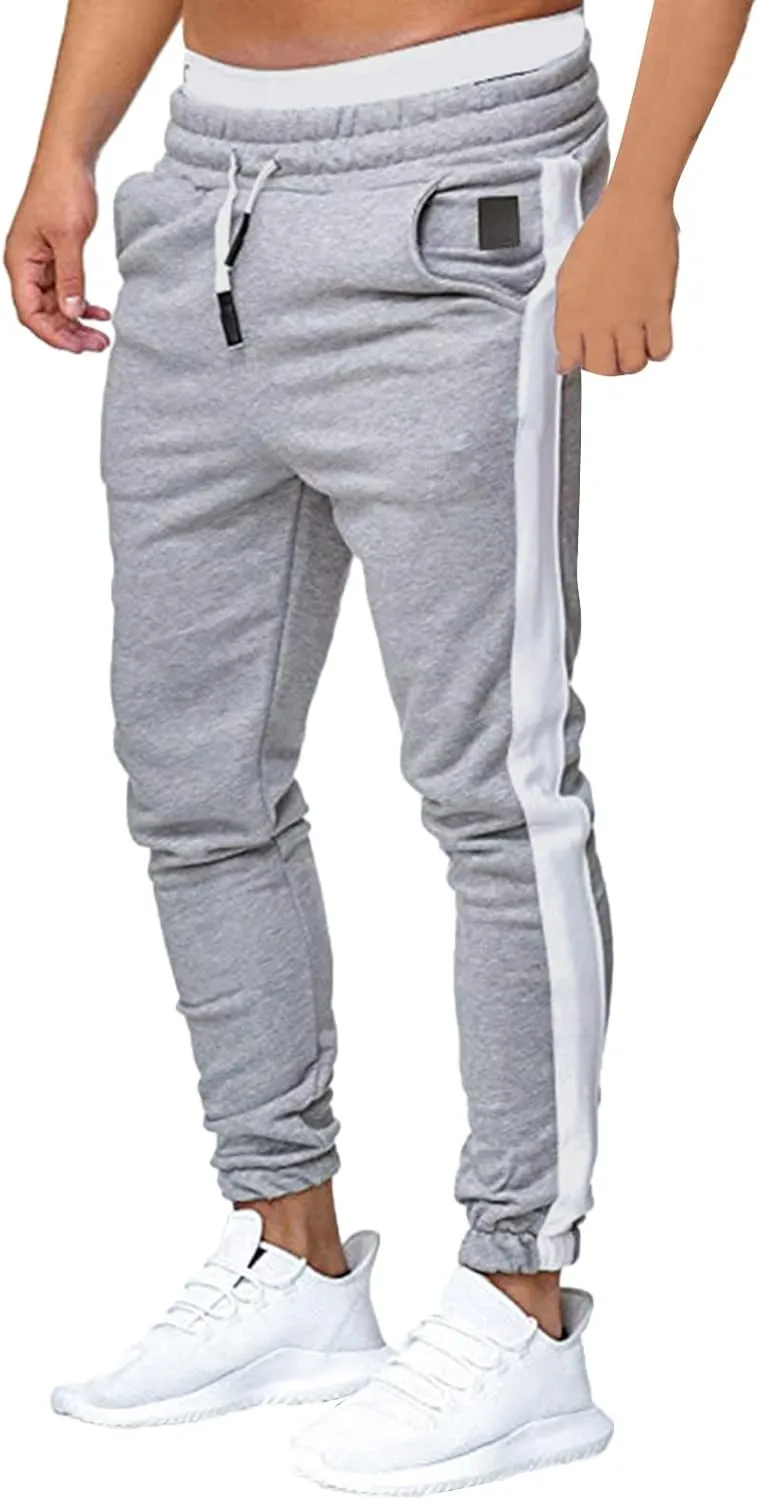 Cargo Pants for Men Big and Tall, Sport Pants Drawstring Sports Trousers Sweatpants for Men Men's Lightweight Jogger