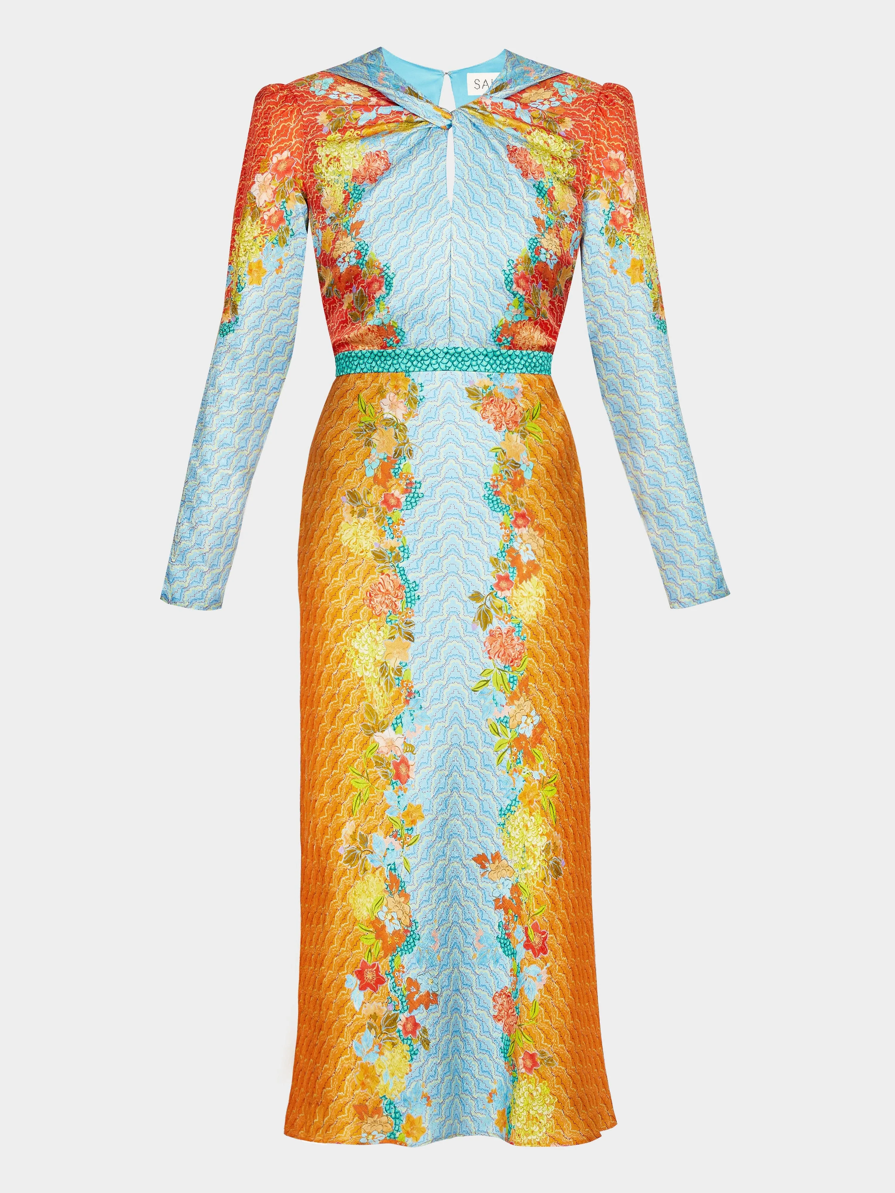 Claudia Midi Dress Florentina Cloud