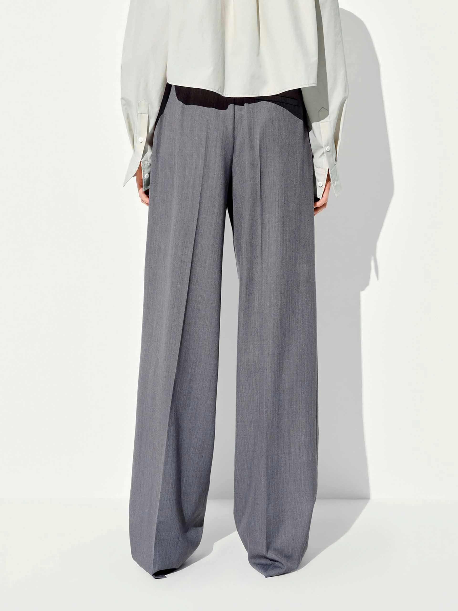 Drawstring Straight Cut Trousers