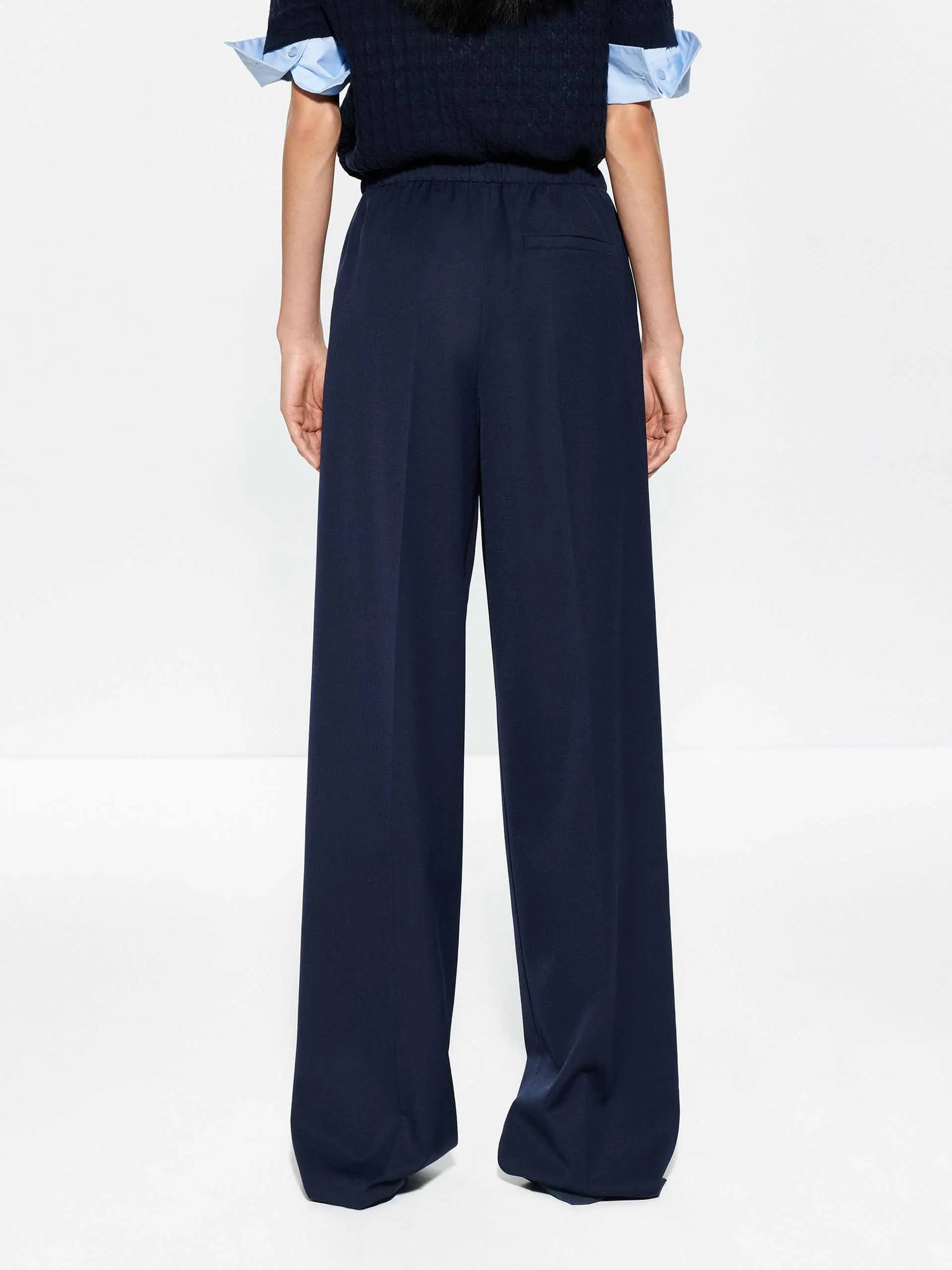 Drawstring Straight Cut Trousers