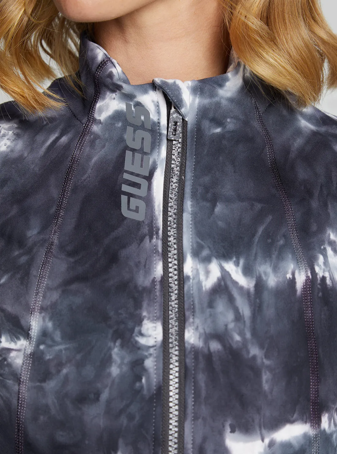 Grey Tie Dye Eudora Active Jacket