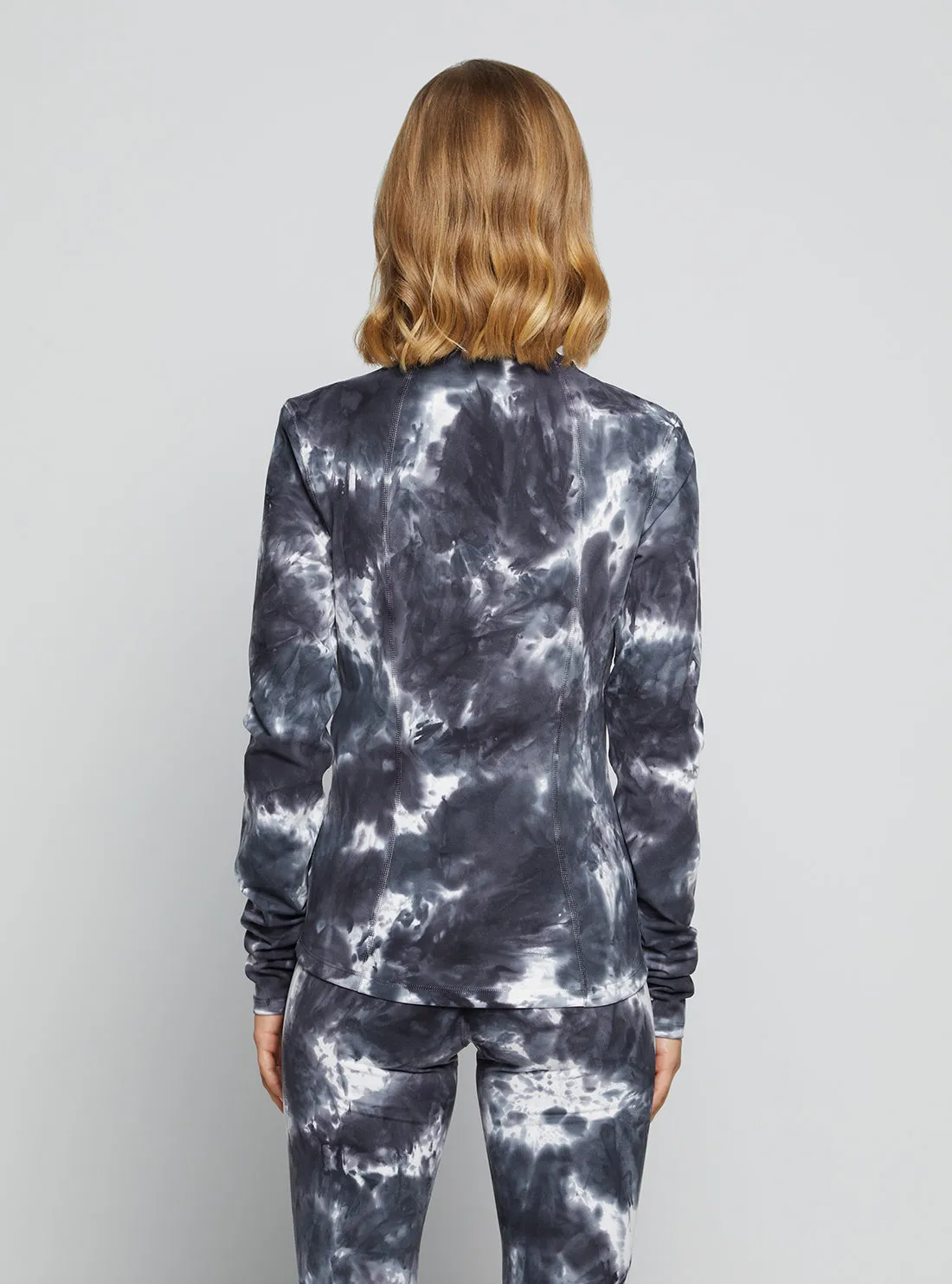 Grey Tie Dye Eudora Active Jacket