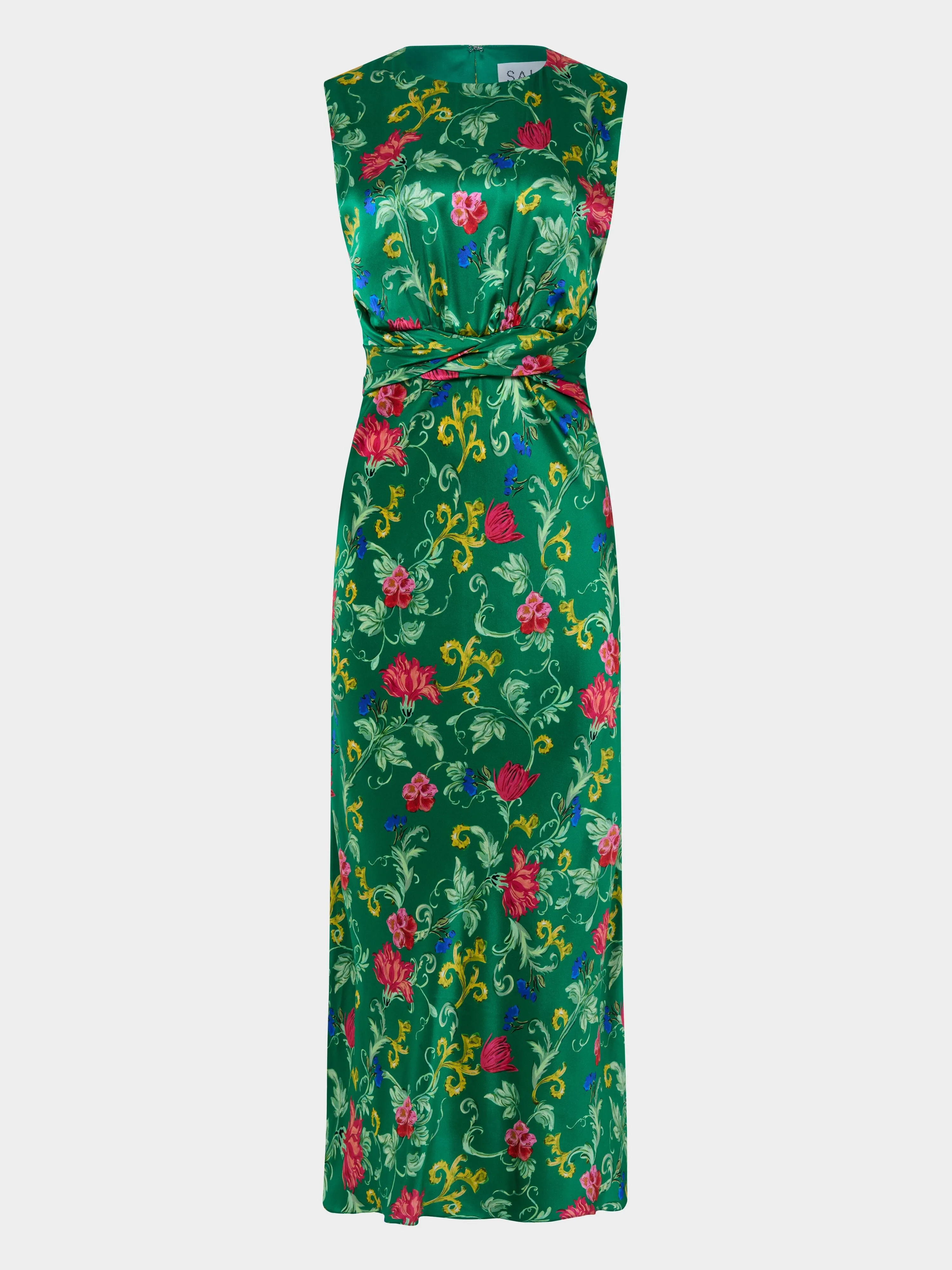 Gwen Dress in Mandevilla Emerald