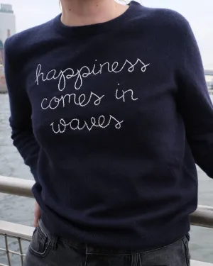 Happiness Comes in Waves Cashmere Sweater