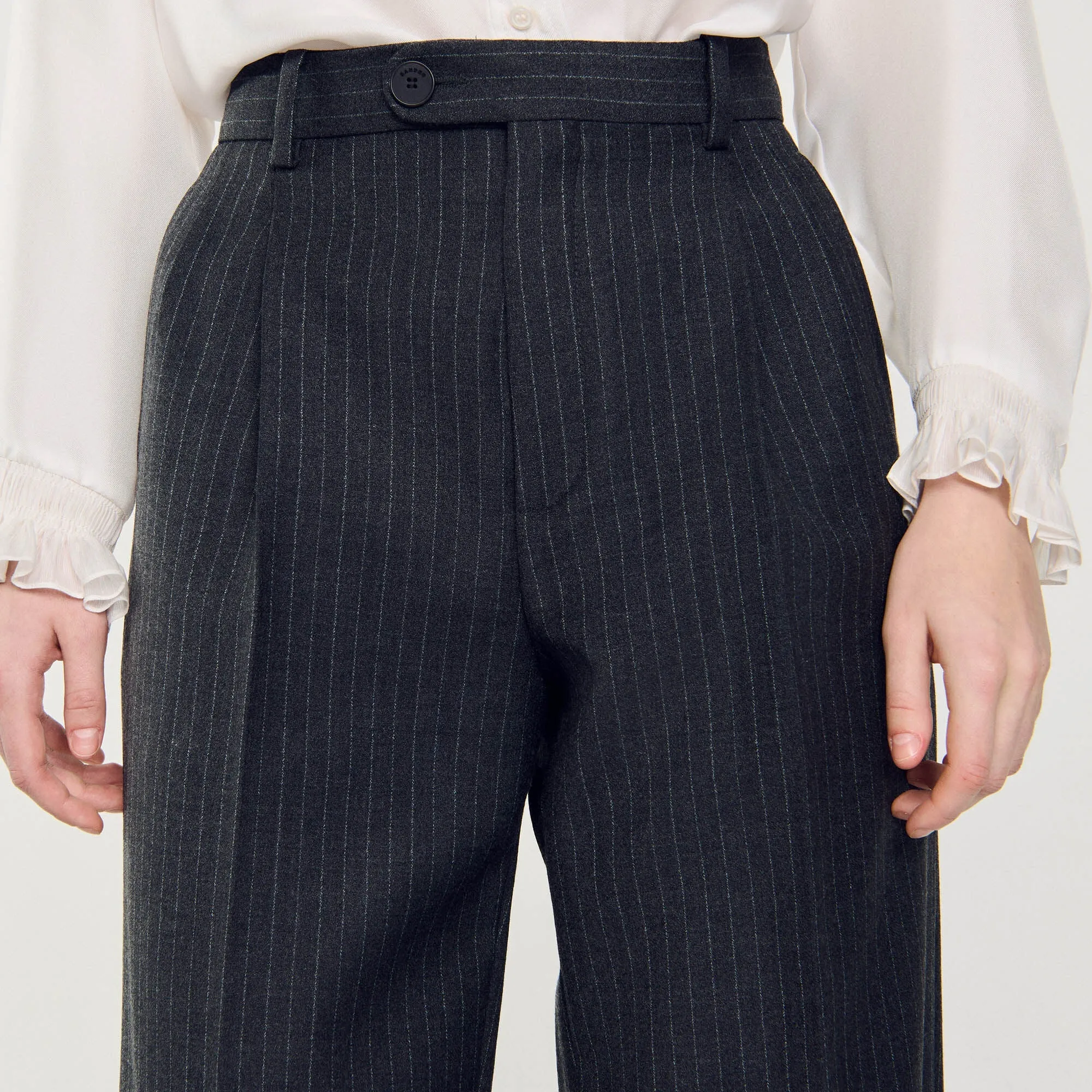 Kelina Wool Pants Grey