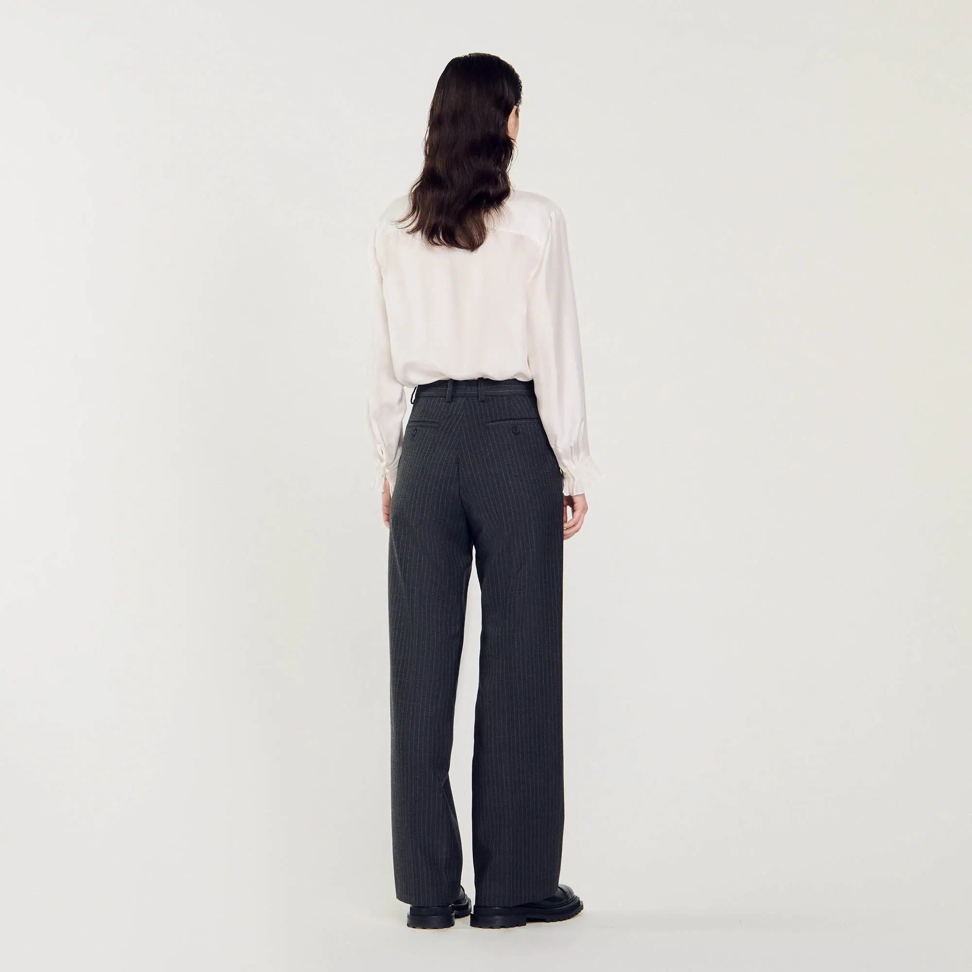 Kelina Wool Pants Grey