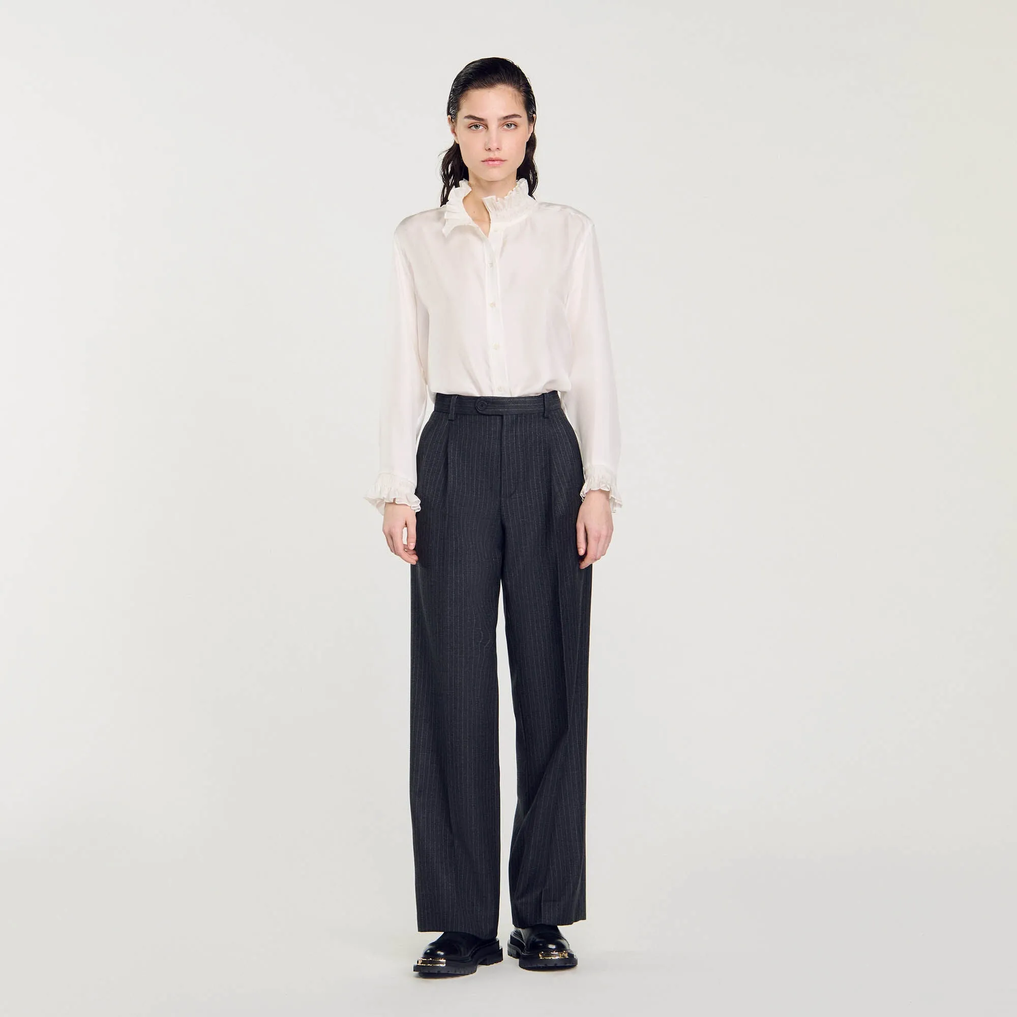 Kelina Wool Pants Grey