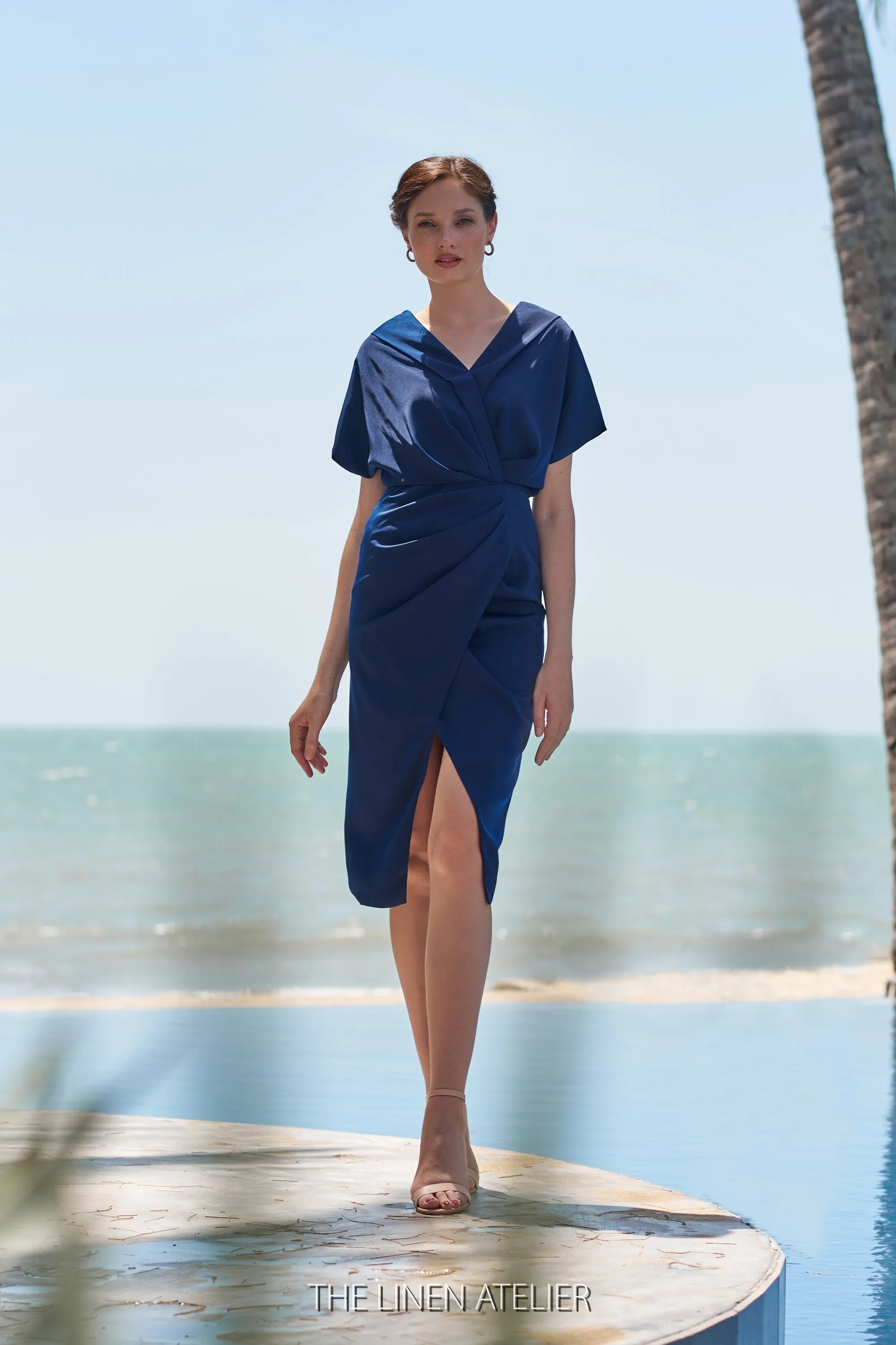 MARTHA Elegant Short Sleeves Cocktail Dress