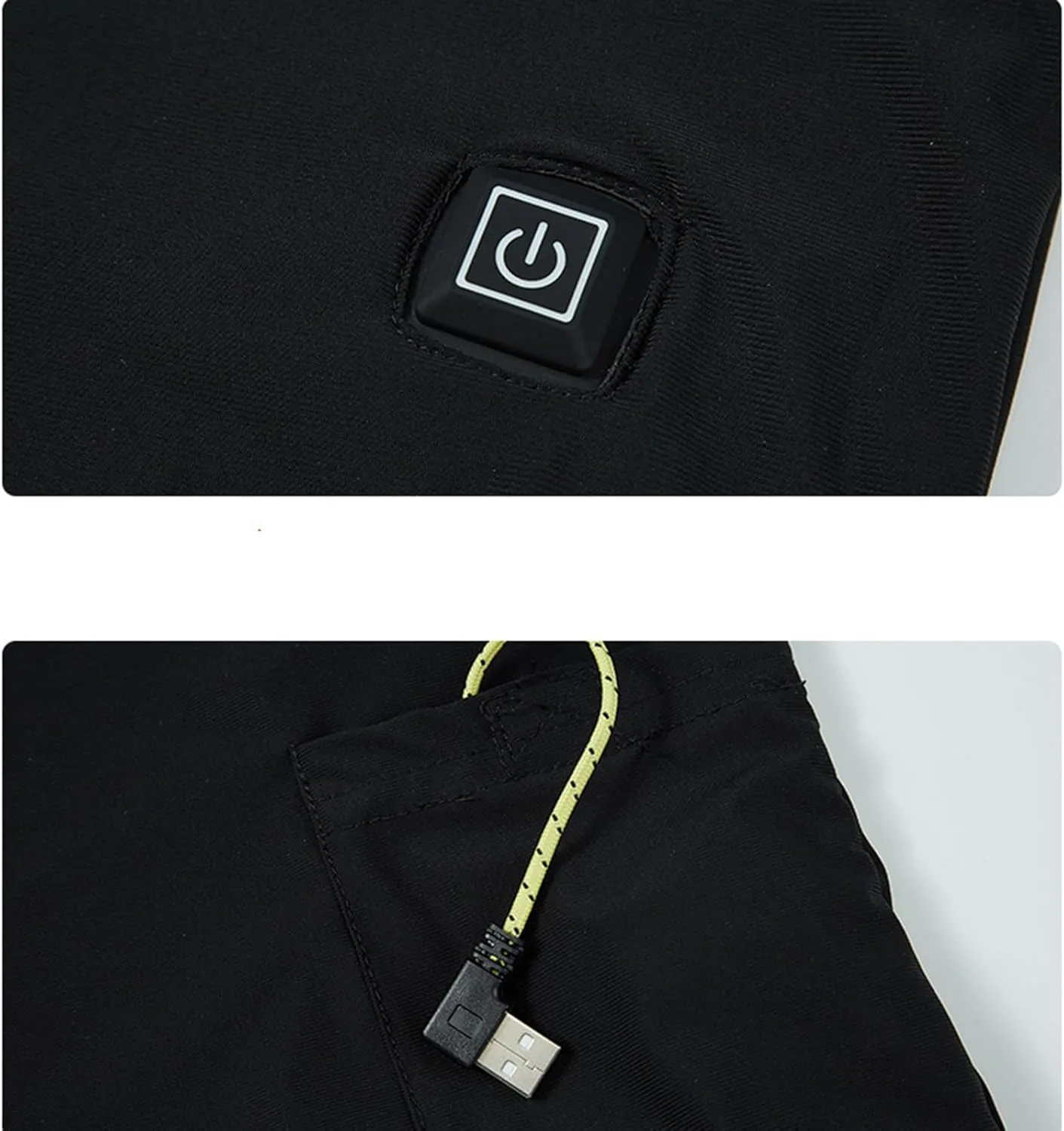 Men and Womens Heated Tank Tops Fall Winter Unisex Fleece Lining Warm Waistcoat 3-Heating Base Vest Undershirt Tops