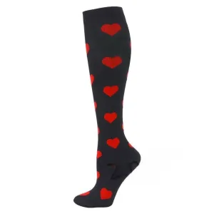 Nylon Lightweight Printed Compression Socks