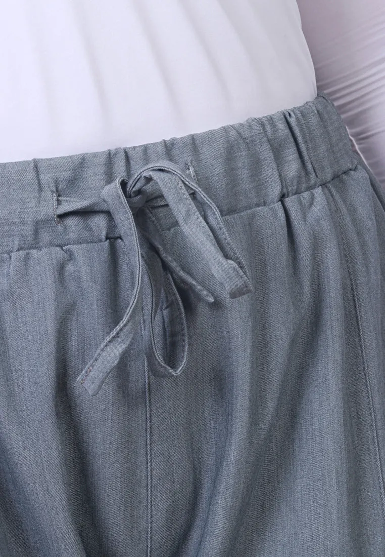 Parsons Plus Size Scrubs Long Pants - Light Grey