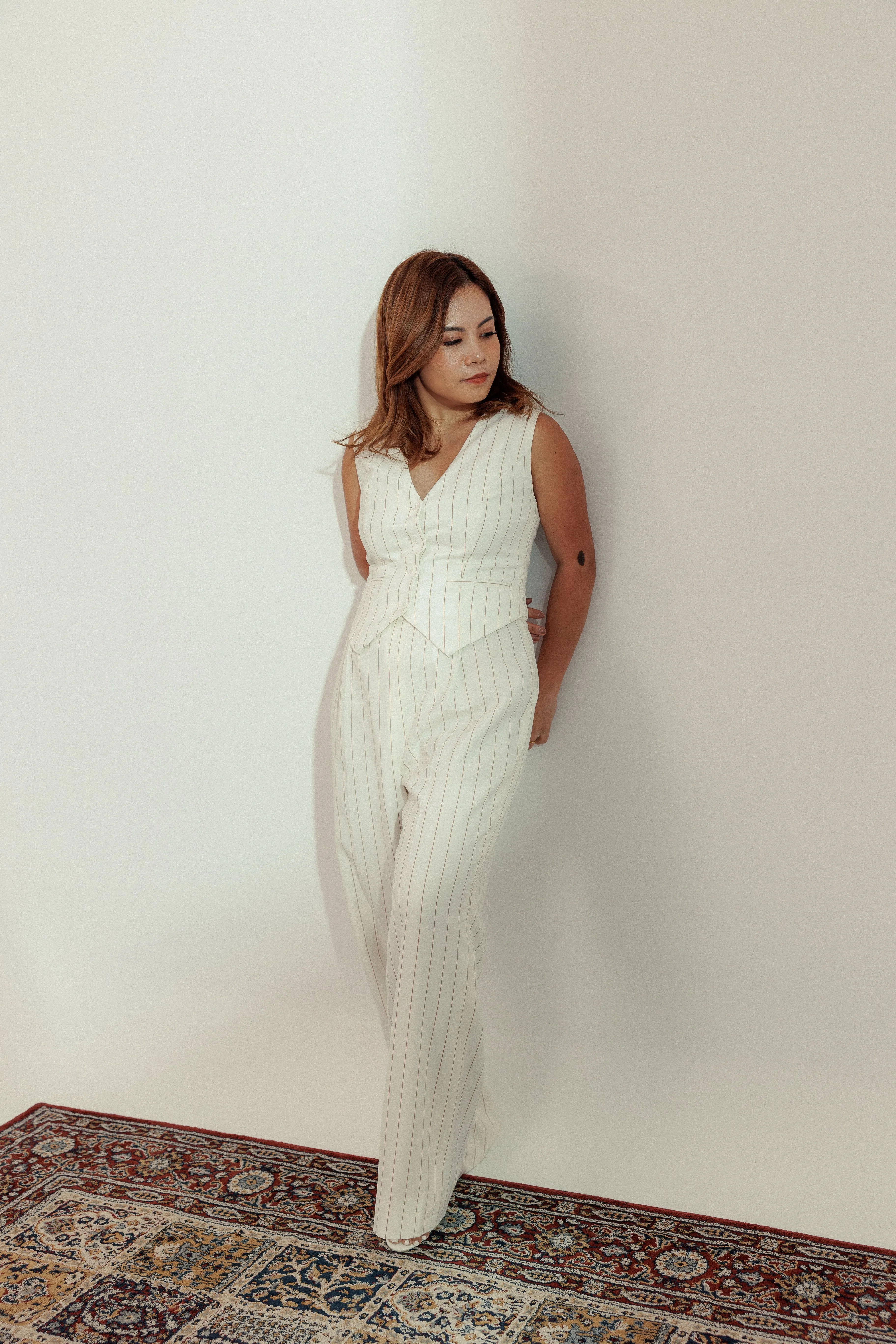 Pinstripe Vest