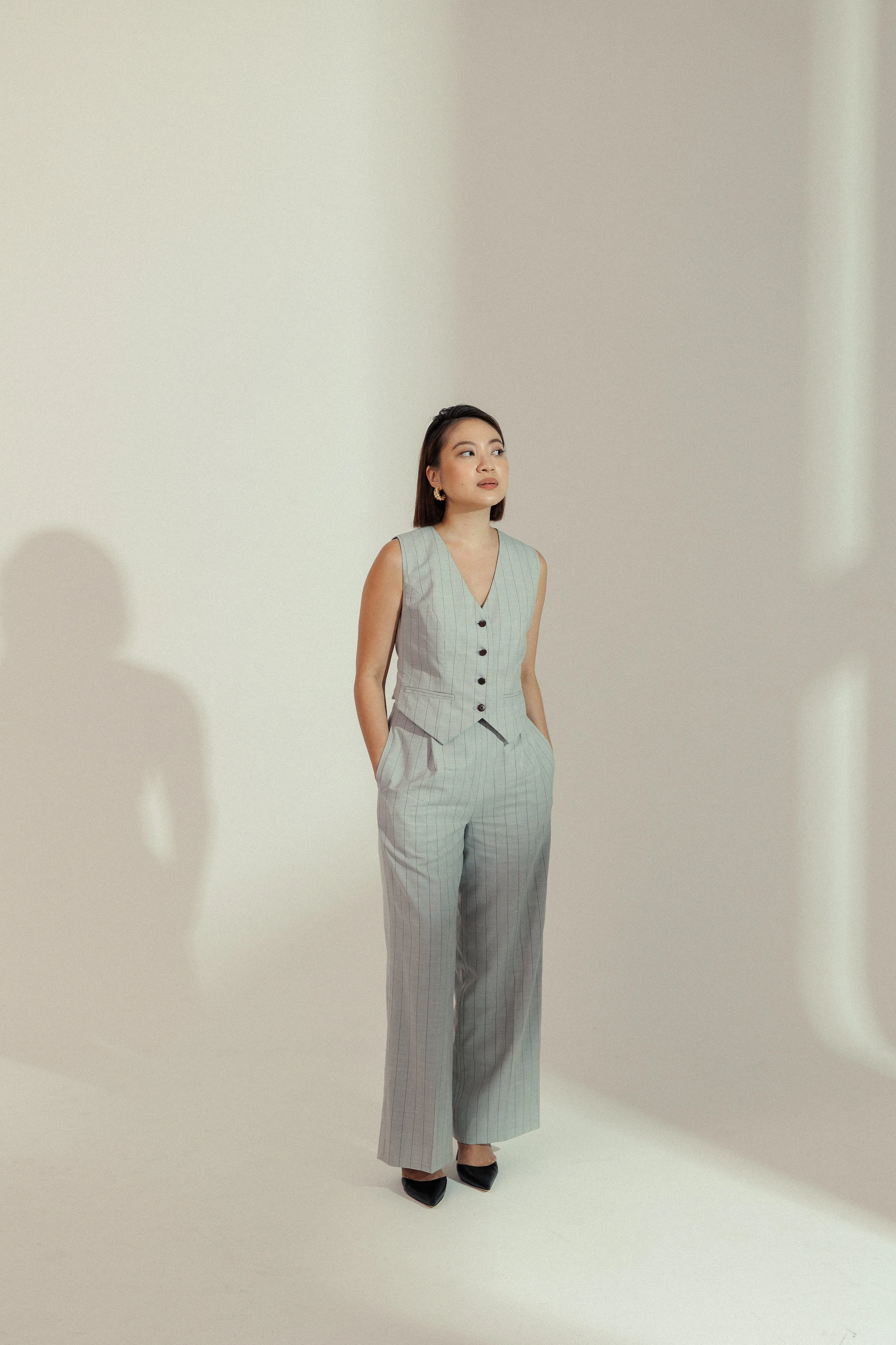 Pinstripe Vest