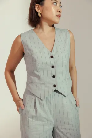 Pinstripe Vest