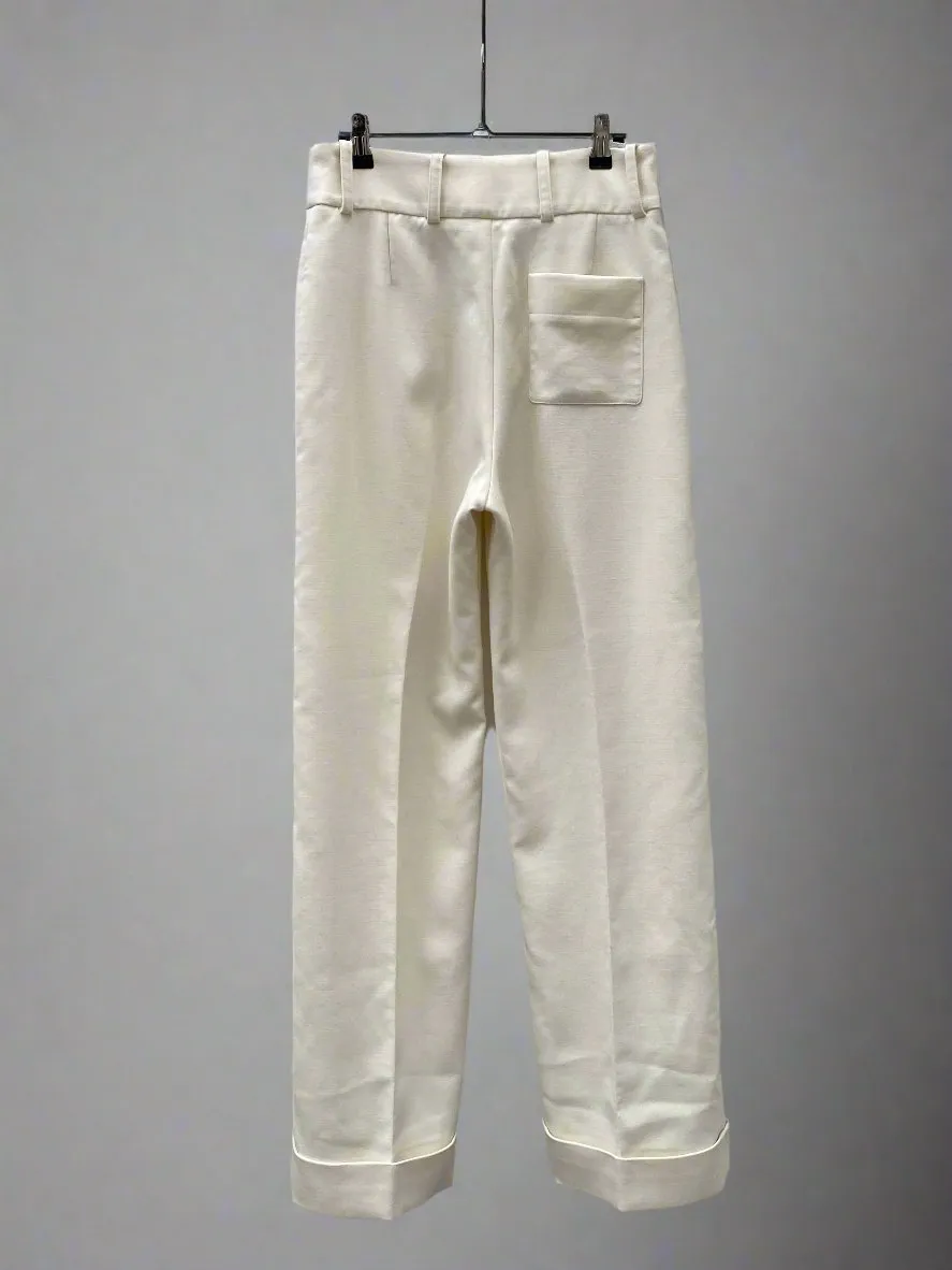 SEZANE Wool Trousers UK10