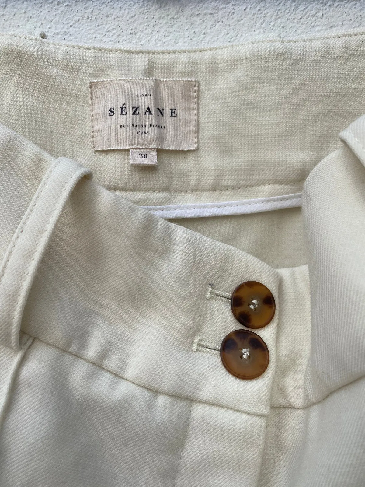 SEZANE Wool Trousers UK10