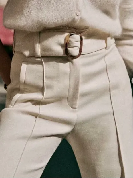SEZANE Wool Trousers UK10