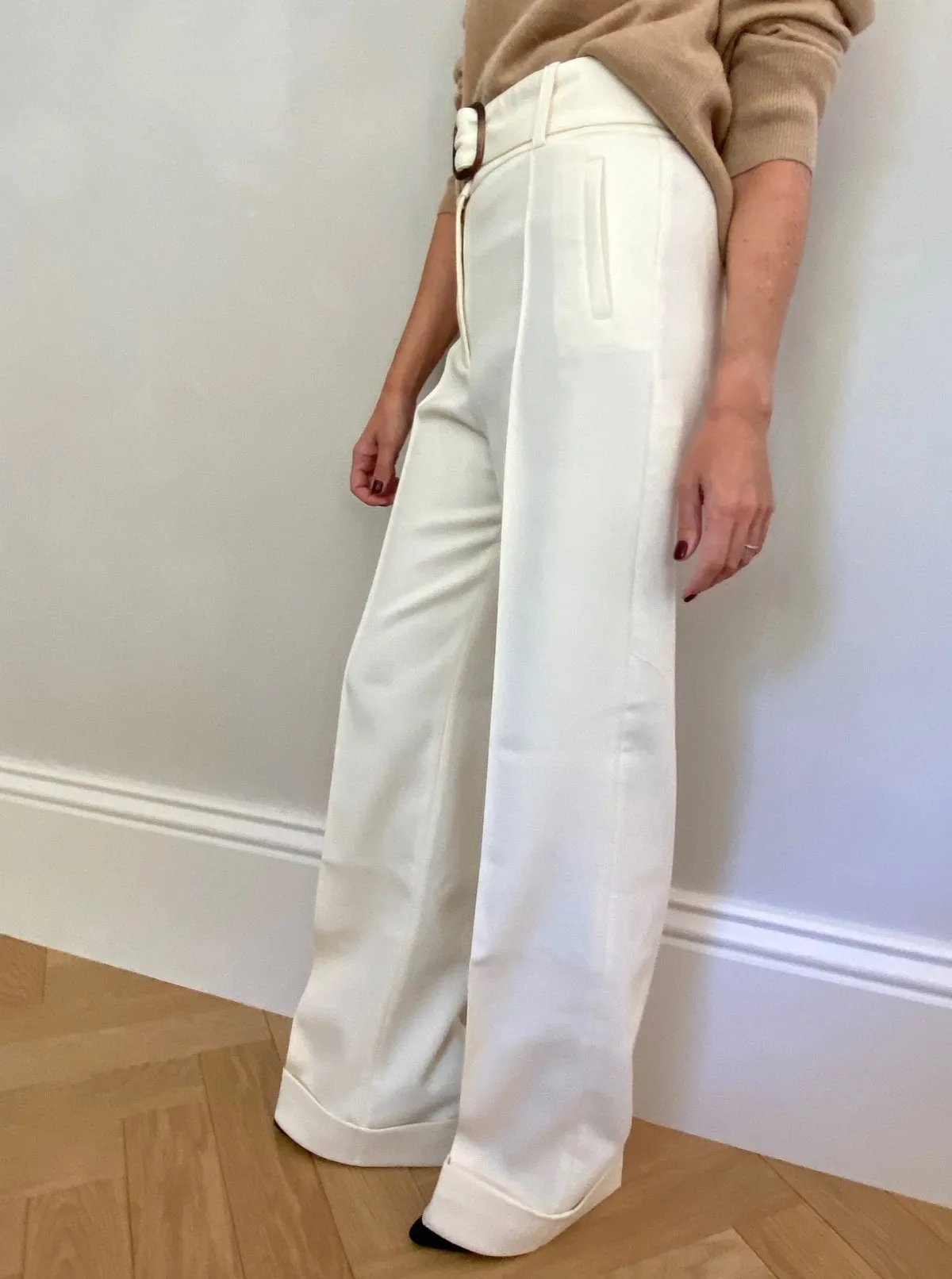 SEZANE Wool Trousers UK10
