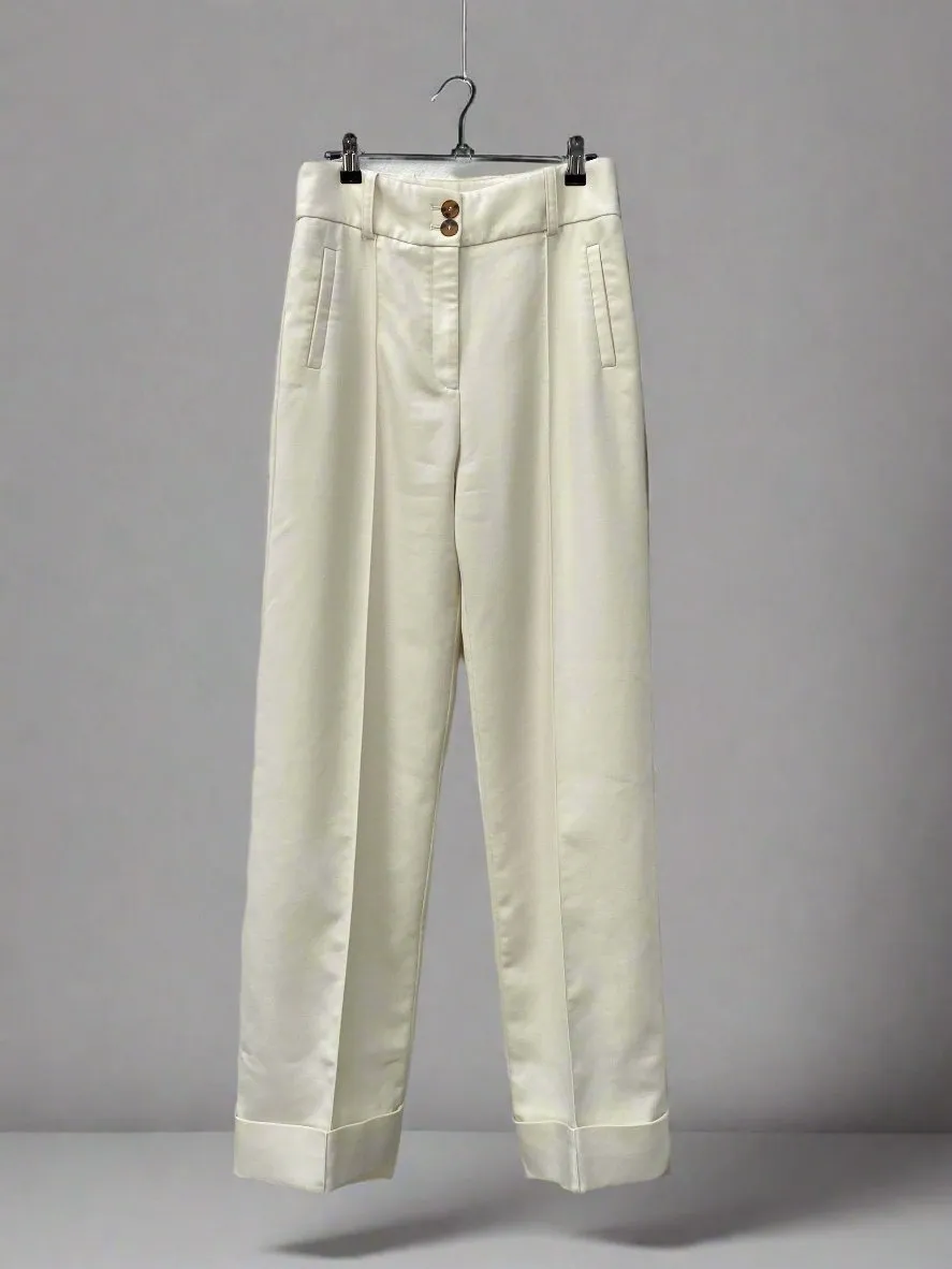 SEZANE Wool Trousers UK10