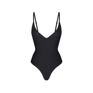 Skims Body Push-Up Thongs Bodysuit Onyx