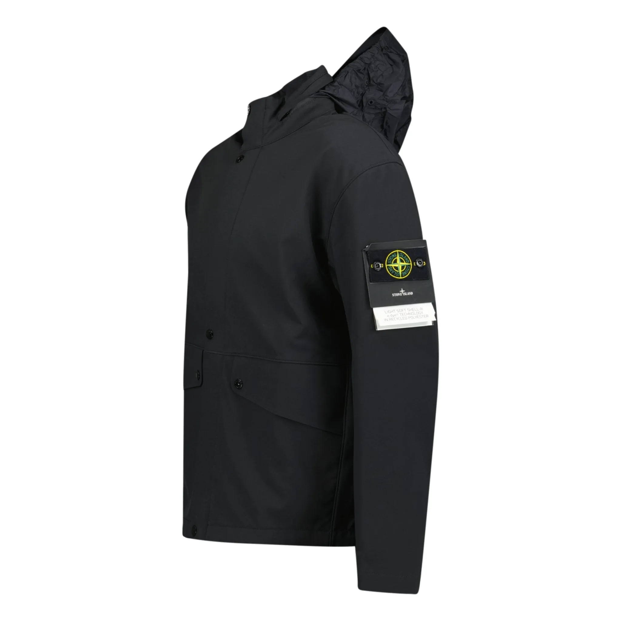 Stone Island Light Soft Shell R Jacket Black