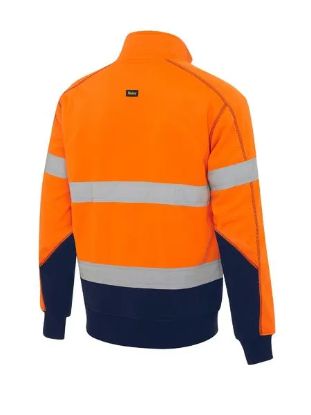 Taped Hi Vis Fleece Pullover With Sherpa Lining- BK6987T