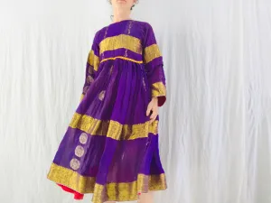 Vintage Kuchi Dress. Hand-Embroidered. Fits up to Size S