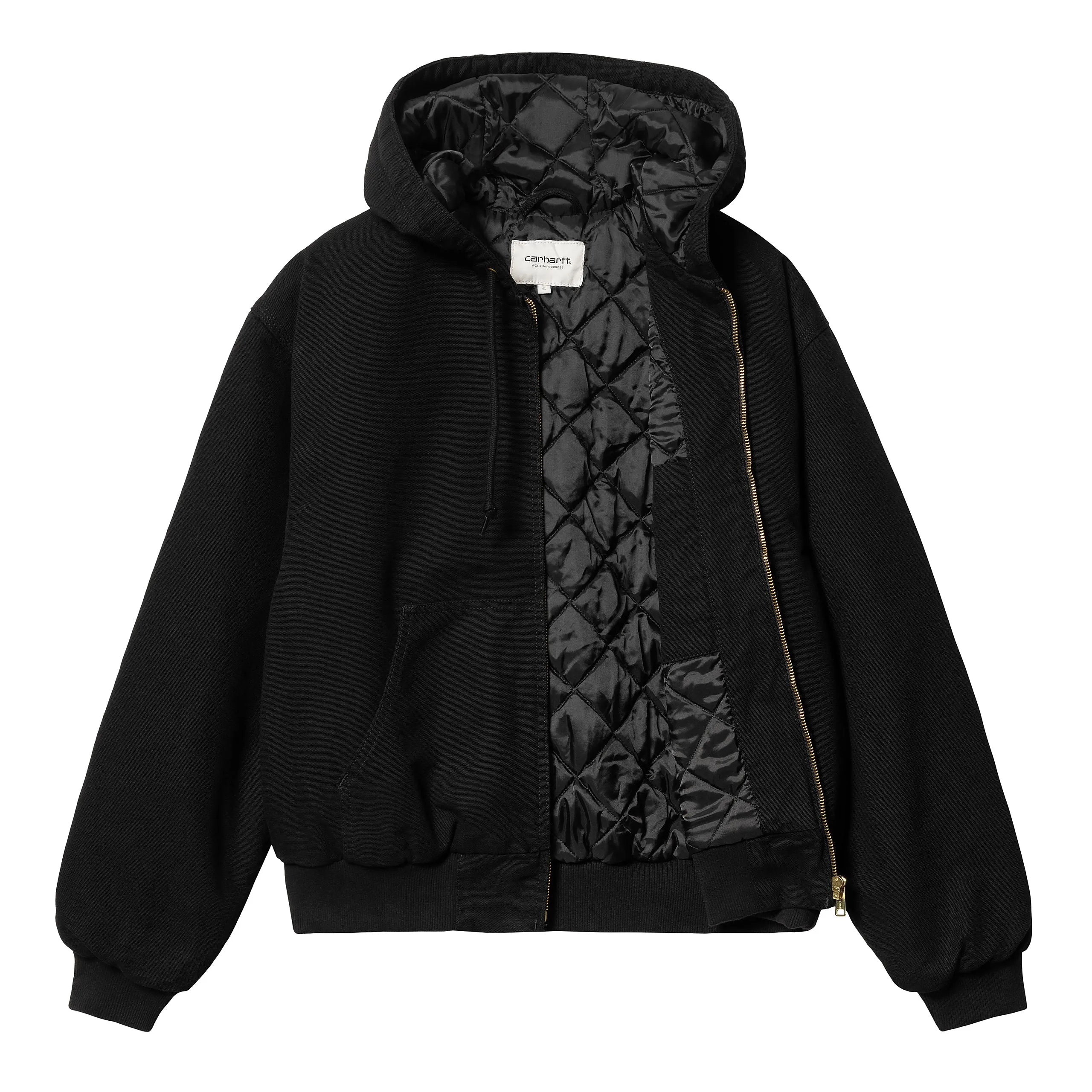W' OG ACTIVE JACKET BLACK RINSED