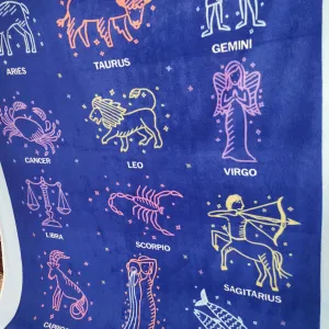Zodiac Printed Polar Fleece Design 3 - 1.85M Panel